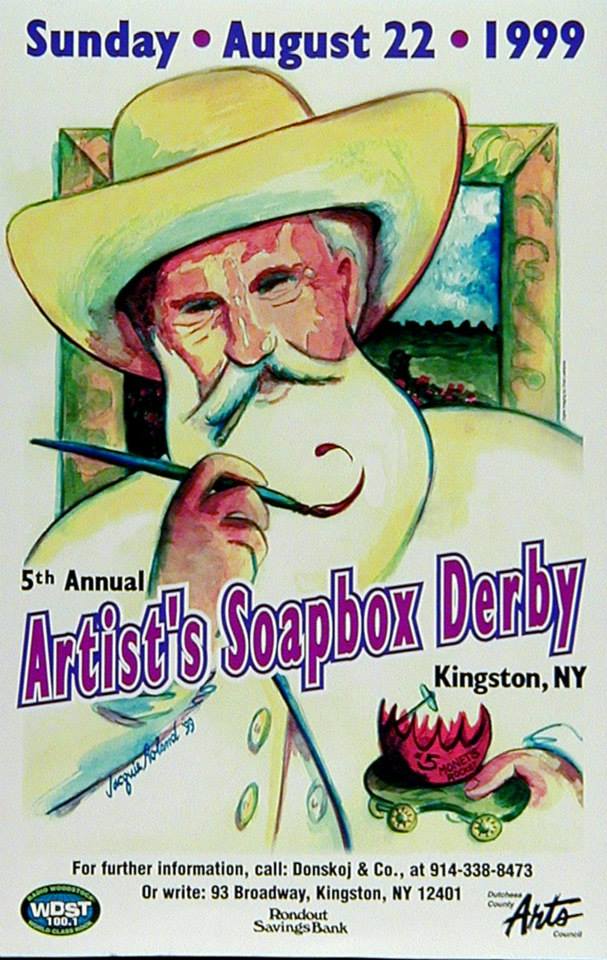 Fifth annual Kingston Artist Soapbox Derby poster